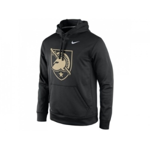 Army Black Knights Nike Practice Performance Hoodie Black