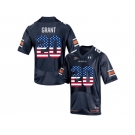 2016 US Flag Fashion Men's Under Armour Corey Grant #20 Auburn Tigers College Football Jersey - Navy Blue