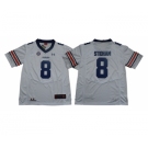 Auburn Tigers #8 Jarrett Stidham White College Football Jersey