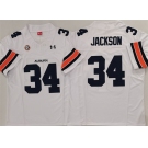 Men's Auburn Tigers #34 Bo Jackson White 2024 F.U.S.E. Limited Stitched Jersey