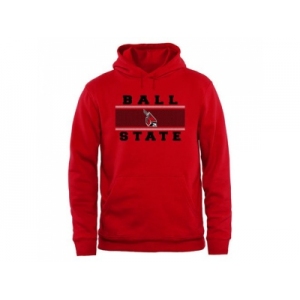 Ball State Cardinals Big & Tall Micro Mesh Sweatshirt Red