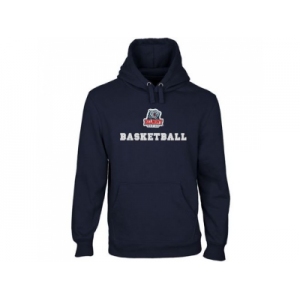 Belmont Bruins Custom Sport Logo Applique Pullover Hoodie Navy Blue