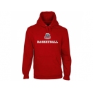 Belmont Bruins Custom Sport Logo Applique Pullover Hoodie Red