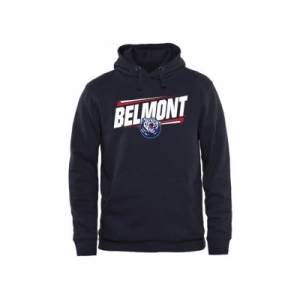 Belmont Bruins Double Bar Pullover Hoodie Navy