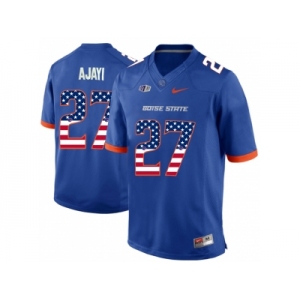 2016 US Flag Fashion Men's Boise State Broncos Jay Ajayi #27 College Football Jerseys - Blue