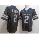 Men's Boise State Broncos #2 Ashton Jeanty Black 2024 F.U.S.E. Vapor Limited Stitched Football Jersey