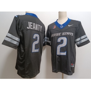 Men's Boise State Broncos #2 Ashton Jeanty Black 2024 F.U.S.E. Vapor Limited Stitched Football Jersey