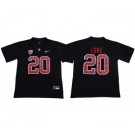 Cardinal #20 Bryce Love Black Limited Stitched NCAA Jersey