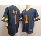 Men's California Golden Bears #1 Jaydn Ott Navy Blue FUSE College Stitched Jersey