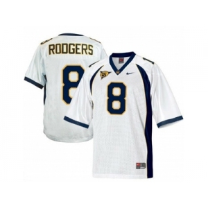 Men's California Golden Bears Aaron Rodgers #8 College Football Jersey - White