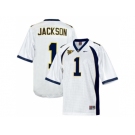 Men's California Golden Bears DeSean Jackson #1 College Football Jersey - White