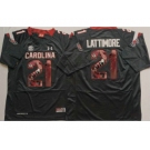 South Carolina Fighting Gamecocks #21 Marcus Lattimore Black Player Fashion Stitched NCAA Jersey