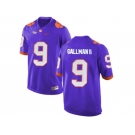 2016 Clemson Tigers Wayne Gallman II #9 College Football Limited Jersey - Purple