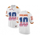 2016 US Flag Fashion Clemson Tigers Ben Boulware #10 College Football Limited Jersey - White