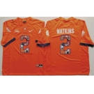 Clemson Tigers #2 Sammy Watkins Orange Player Fashion Stitched NCAA Jersey