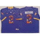 Clemson Tigers #2 Sammy Watkins Purple Player Fashion Stitched NCAA Jersey