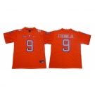 Clemson Tigers #9 Travis Etienne Jr. Orange Nike College Football Jersey