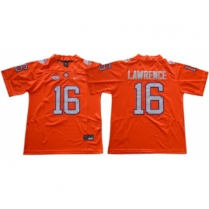 Nike Tigers #16 Trevor Lawrence Orange Limited Stitched NCAA Jersey