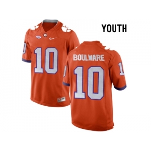 2016 Youth Clemson Tigers Ben Boulware #10 College Football Limited Jersey - Orange