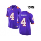 2016 Youth Clemson Tigers DeShaun Watson #4 College Football Limited Jersey - Purple