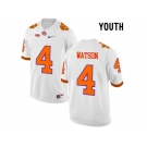 2016 Youth Clemson Tigers DeShaun Watson #4 College Football Limited Jersey - White