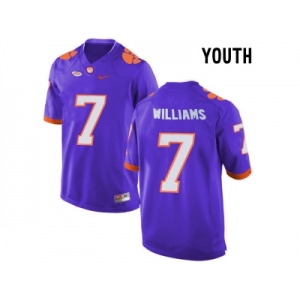 2016 Youth Clemson Tigers Mike Williams #7 College Football Limited Jersey - Purple
