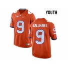 2016 Youth Clemson Tigers Wayne Gallman II #9 College Football Limited Jersey - Orange