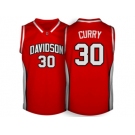 Men's Davidson Wildcat Stephen Curry #30 College Basketball Jerseys - Red