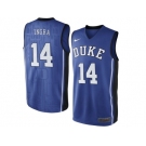 Men's Duke Blue Devils Brandon Ingram #14 V Neck College Basketball Elite Jersey - - Royal Blue