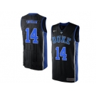 Men's Duke Blue Devils Brandon Ingram #14 V Neck College Basketball Elite Jersey - Black