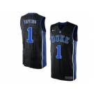 Men's Duke Blue Devils Kyrie Irving #1 V Neck College Basketball Elite Jersey - Black