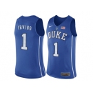 Men's Kyrie Irving #1 Duke Blue Devils Hyper Elite Authentic Performance Basketball Jersey - Royal Blue