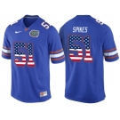 2016 US Flag Fashion Florida Gators Brandon Spikes #51 College Football Jersey - Royal Blue