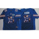 Florida Gators #15 Tim Tebow Blue Player Fashion Stitched NCAA Jersey