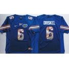 Florida Gators #6 Jeff Driskel Blue Player Fashion Stitched NCAA Jersey