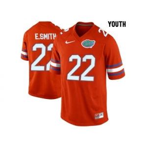 Youth Florida Gators E.Smith #22 College Football Jersey - Orange