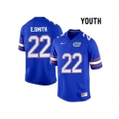 Youth Florida Gators E.Smith #22 College Football Jersey - Royal Blue