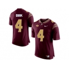 2016 Men's Florida State Seminoles Dalvin Cook #4 College Football Limited Jersey - Red