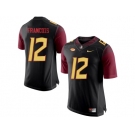 2016 Men's Florida State Seminoles Deondre Francois #12 College Football Jersey - Black