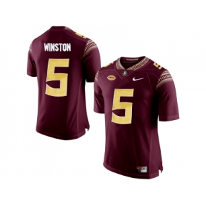 2016 Men's Florida State Seminoles Jameis Winston #5 College Football Limited Jersey - Red