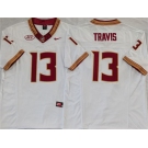 Men's Florida State Seminoles #13 Jordan Travis White 2023 F.U.S.E Stitched Jersey