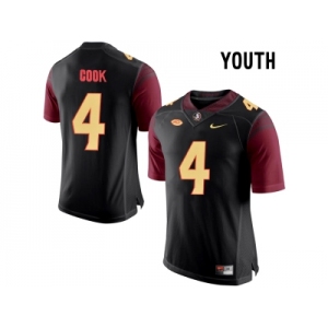 2016 Youth Florida State Seminoles Dalvin Cook #4 College Football Limited Jersey - Black