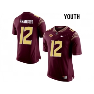 2016 Youth Florida State Seminoles Deondre Francois #12 College Football Jersey - Red