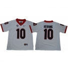 Bulldogs #10 Malik Herring White Limited Stitched NCAA Jersey