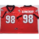 Georgia Bulldogs #98 Rodrigo Blankenship Red Nike College Football Jersey