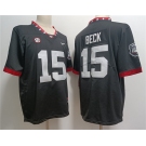 Gonzaga Bulldogs #15 Carson Beck Black Stitched Jersey