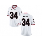 Men's Georgia Bulldogs Herchel Walker #34 College Football Limited Jerseys - White