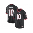 Men's Georgia Bulldogs Jacob Eason #0 College Football Limited Jerseys - Black