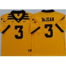 Men's Iowa Hawkeyes #3 Cooper DeJean Yellow 2025 Stitched Jersey
