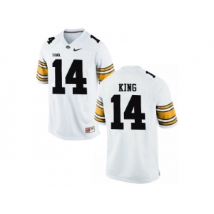 Men's Iowa Hawkeyes Desmond King 14 College Football Limited Jersey - White